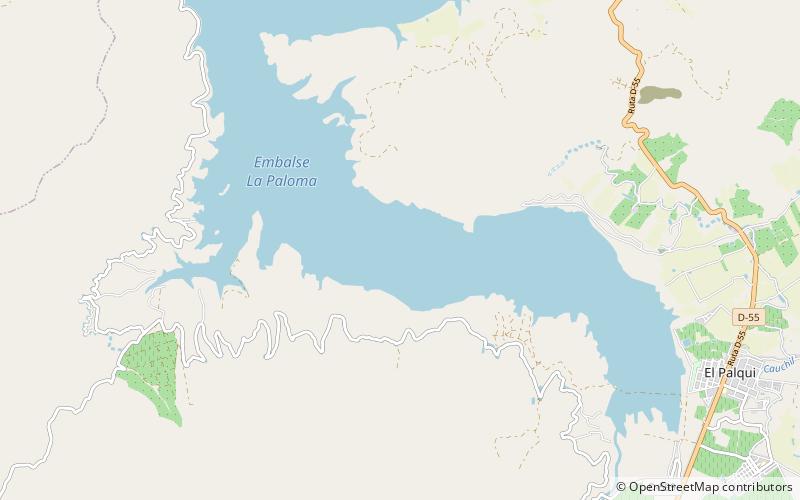 Embalse La Paloma location map