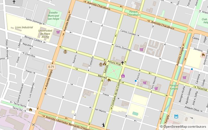 teatro municipal san felipe location map