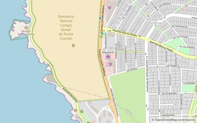 Concon Dunes location map