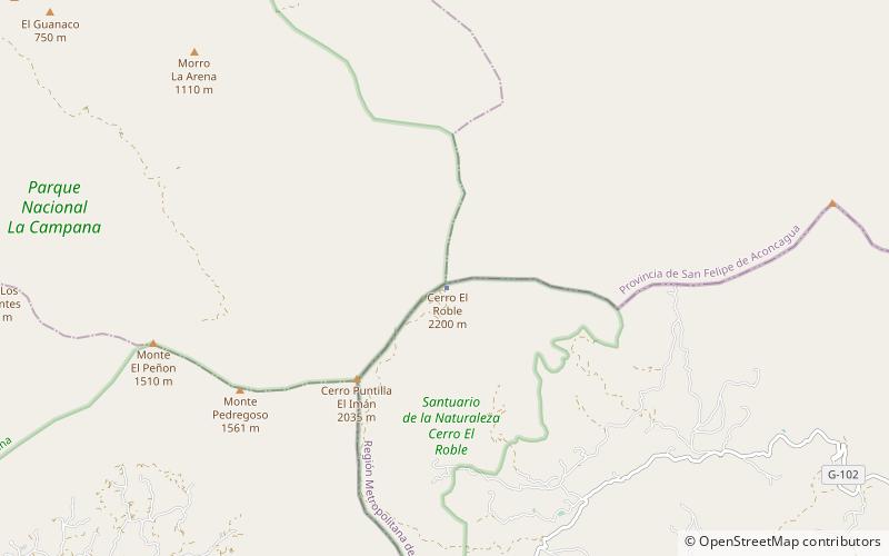 Cordillère de la Côte location map