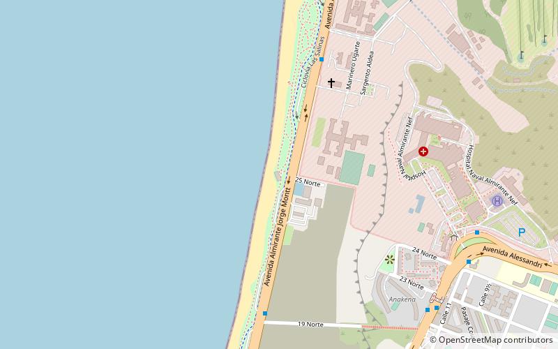 parque playa las salinas vina del mar location map