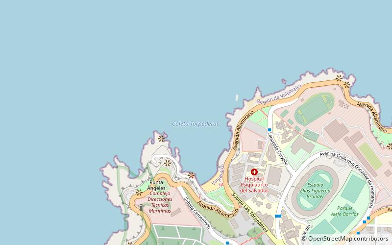 playa torpederas valparaiso location map