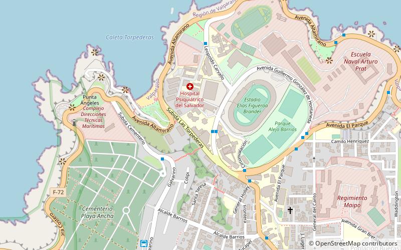 Universidad de Playa Ancha location map