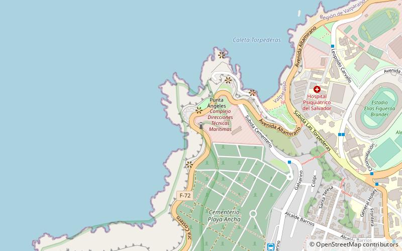 faro punta angeles valparaiso location map