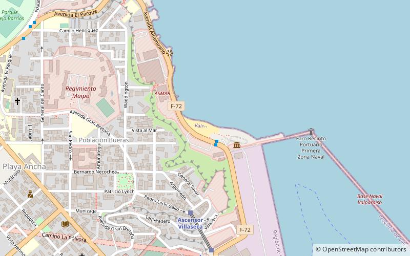 playa san mateo valparaiso location map