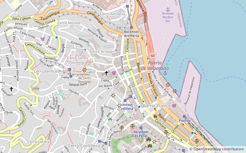 plaza echaurren valparaiso location map