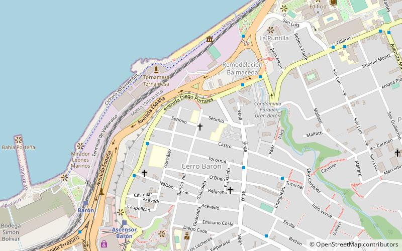 San Francisco Church location map