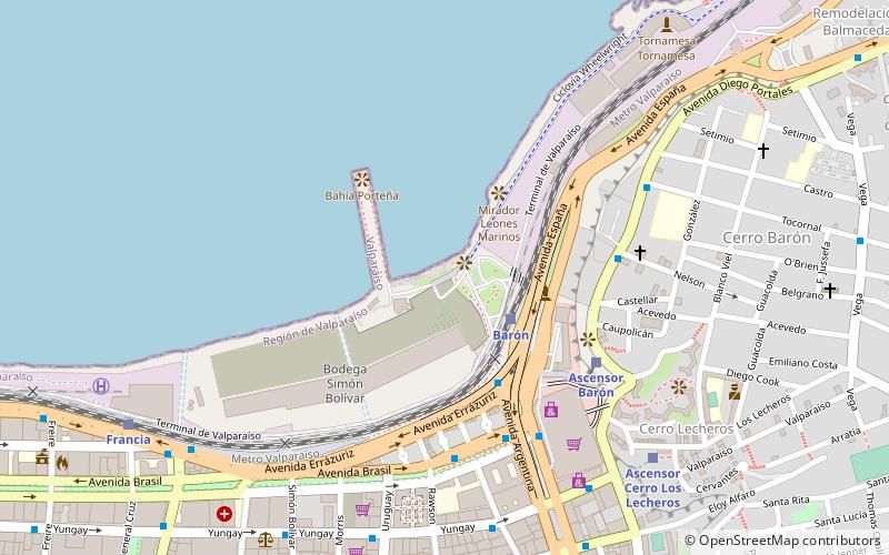 Paseo Muelle Barón location map