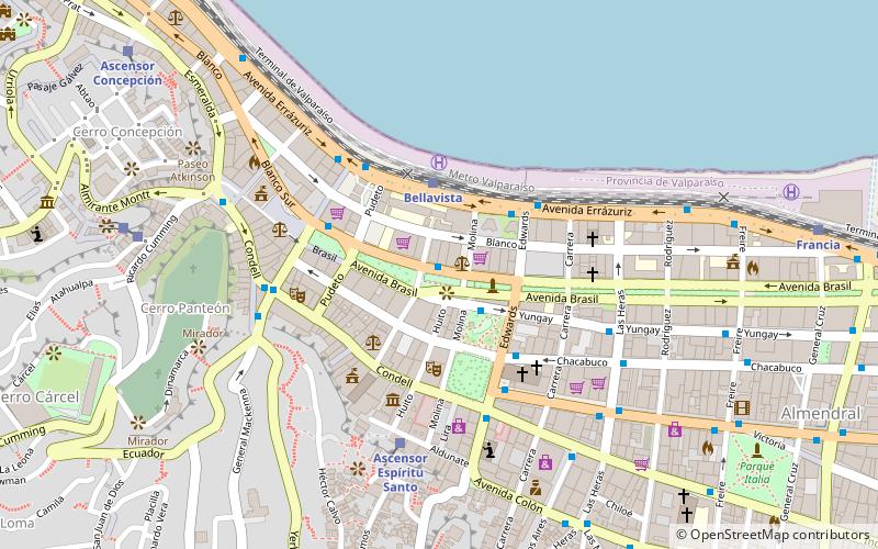 Arco Británico location map