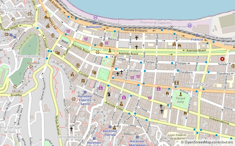 Catedral de Valparaíso location map