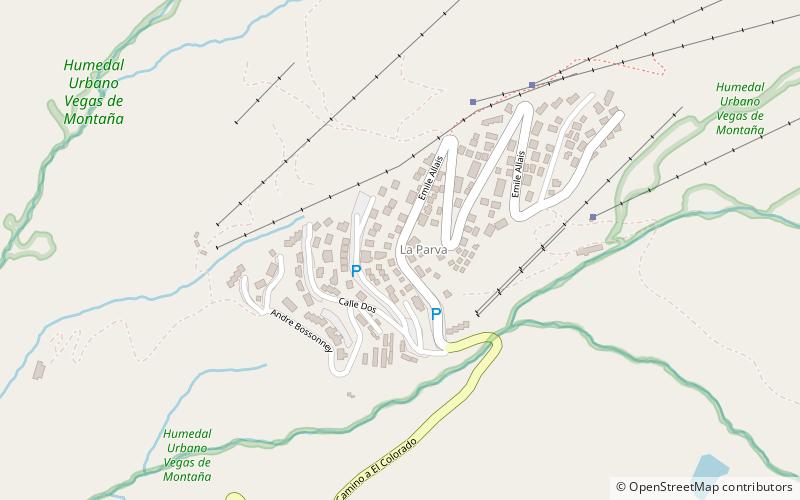 La Parva location map