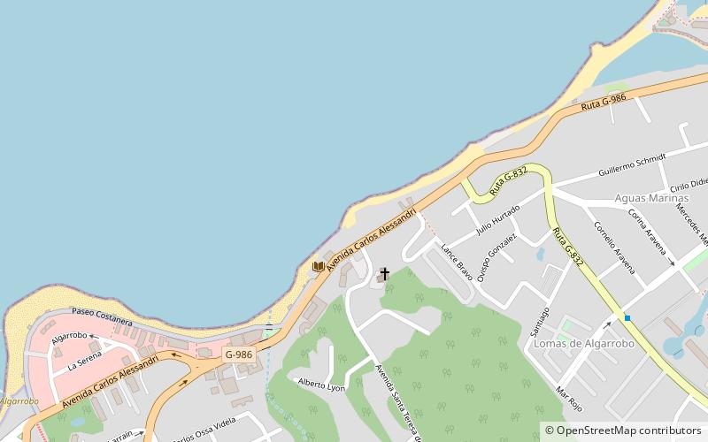 playa caminito algarrobo location map