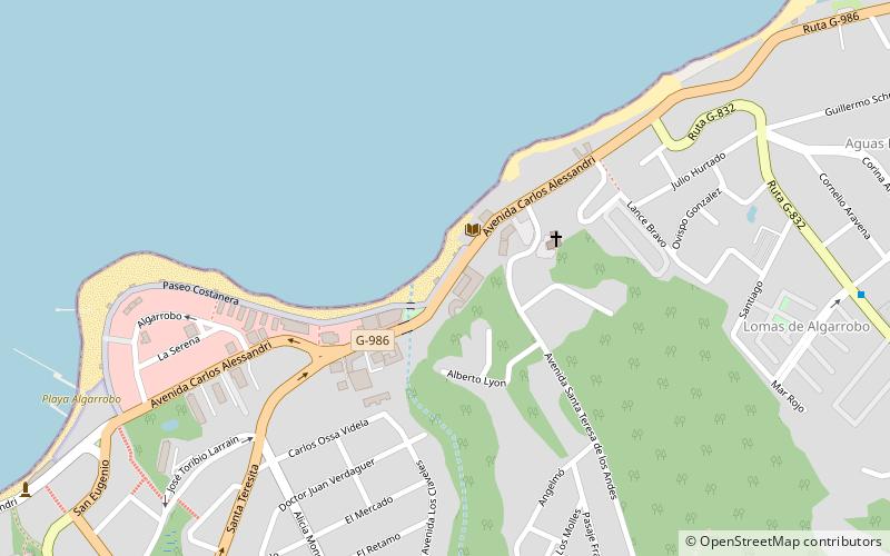 paseo costanera algarrobo location map