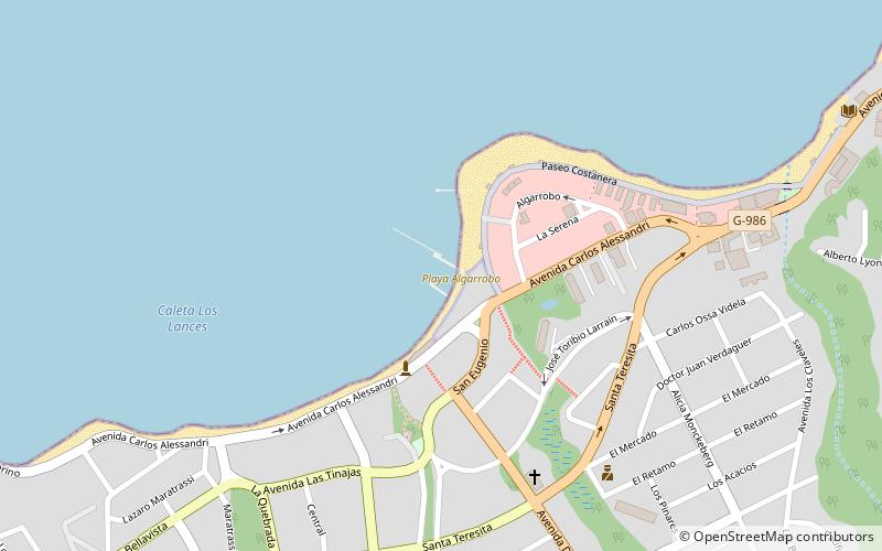 playa algarrobo location map