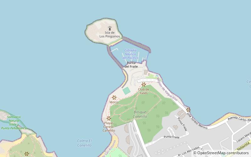 playa cofradia nautica del pacifico location map
