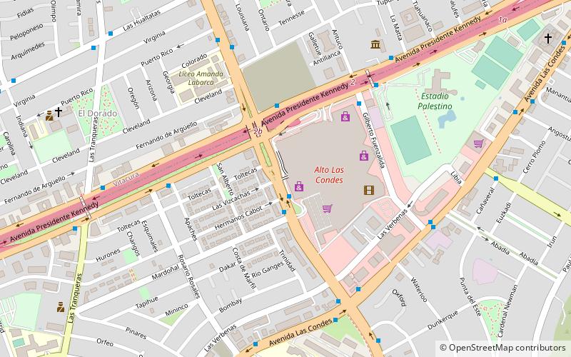 Alto Las Condes location map
