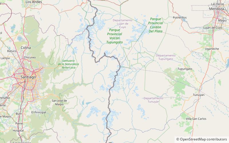 Tupungatito location map