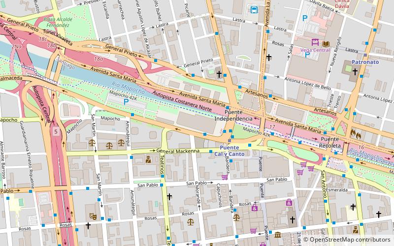 Centro Cultural Estación Mapocho location map