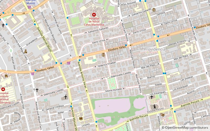 Santiago de Chile/Providencia location map