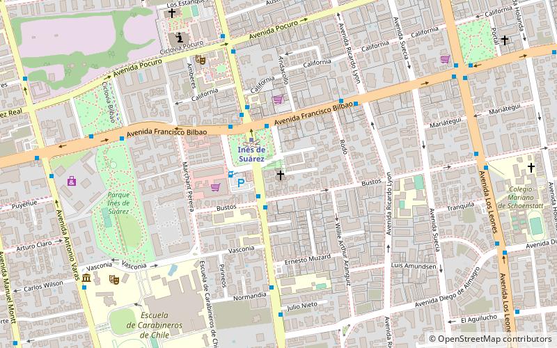 parroquia la anunciacion santiago location map