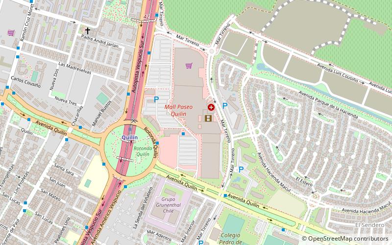 mall paseo quilin santiago location map