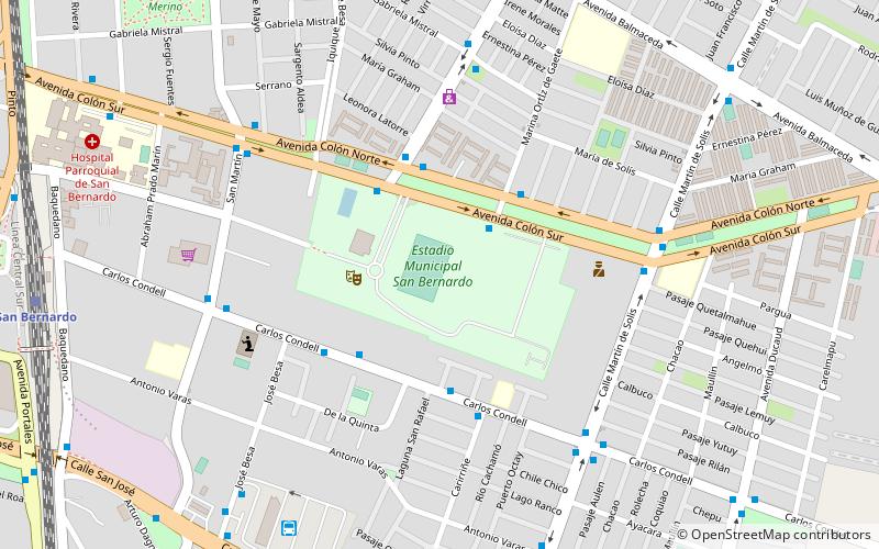 Estadio Municipal San Bernardo location map
