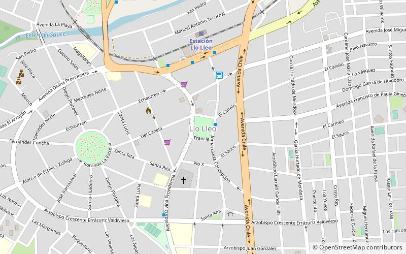 plaza de llolleo san antonio location map