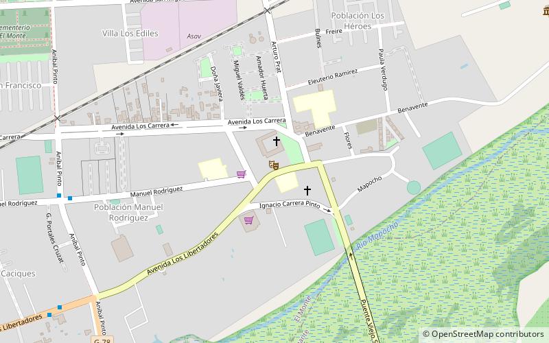 municipalidad de el monte location map