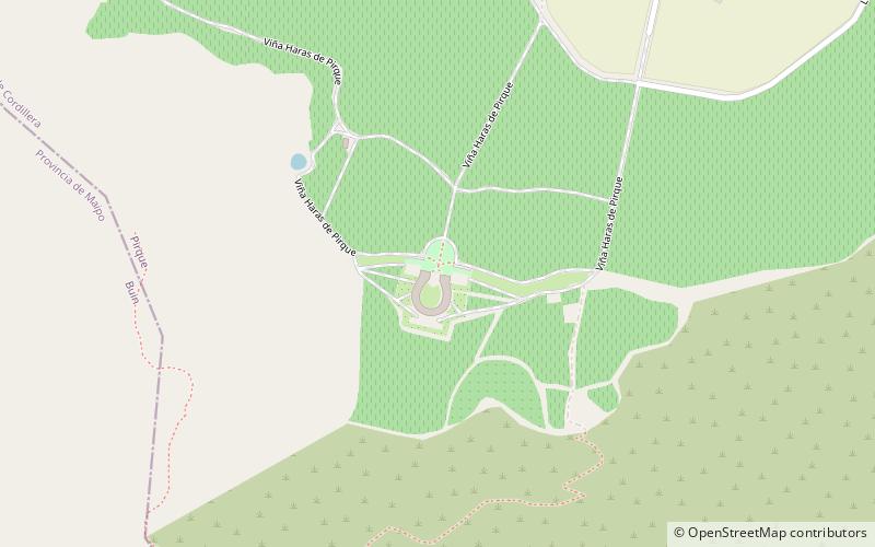 vina haras de pirque puente alto location map