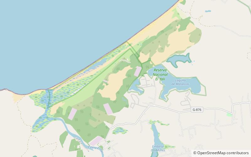 Reserva nacional El Yali location map