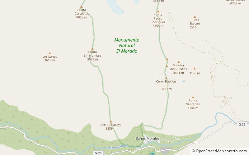 aguas pomnik przyrody el morado location map
