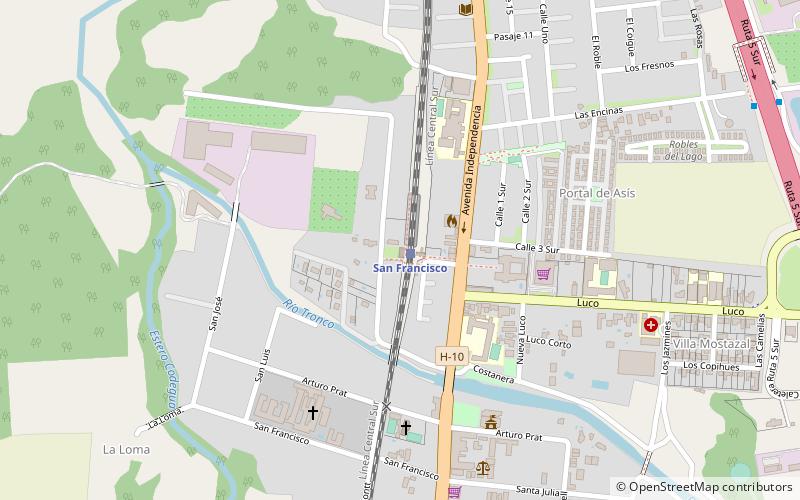 centro cultural estacion san francisco de mostazal location map