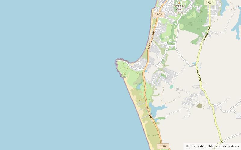 playa la pancora location map