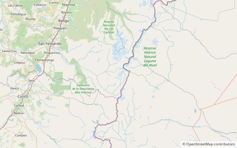 Tinguiririca location map