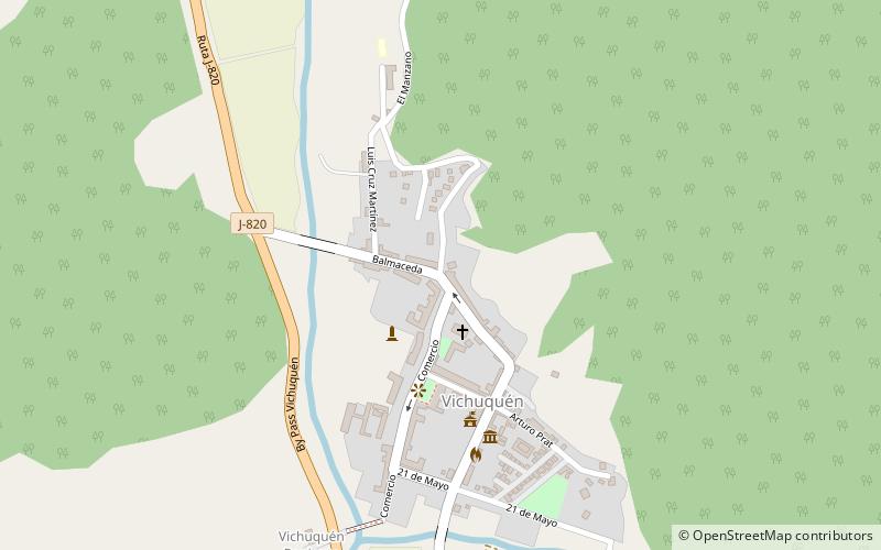 bruja vichuquen location map