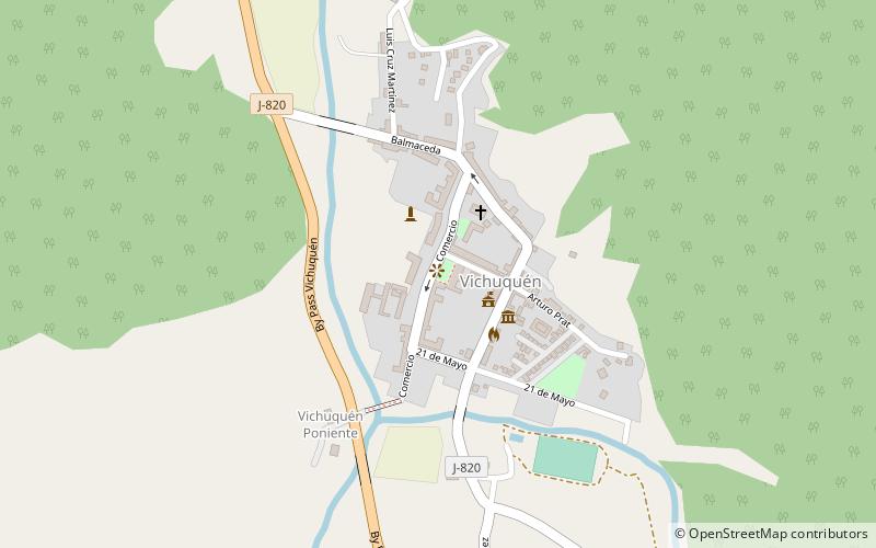 Plaza Vichuquén location map