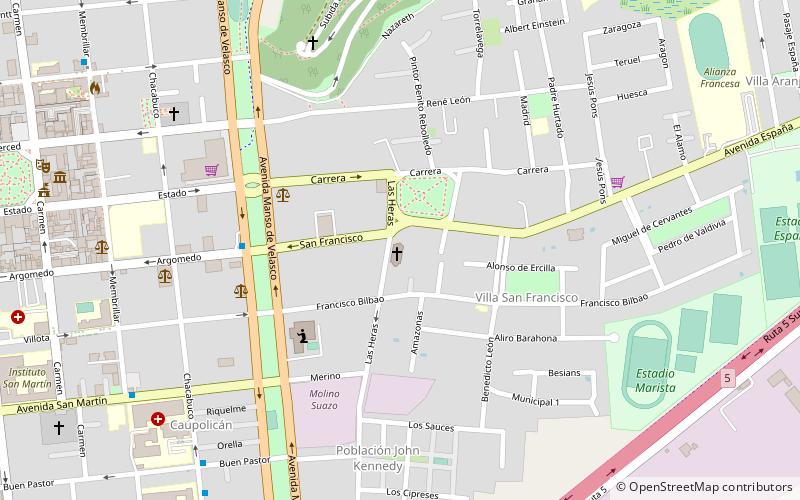 Plaza San Francisco location map