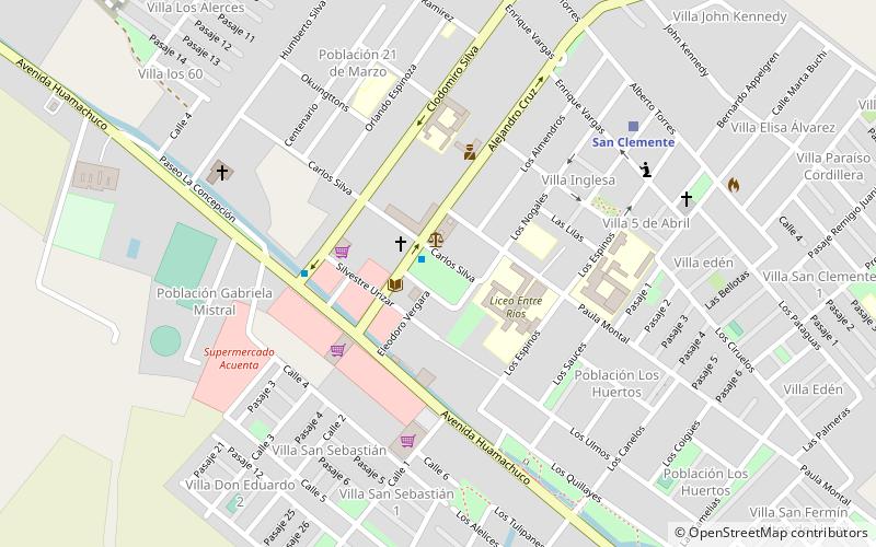 plaza de armas san clemente location map