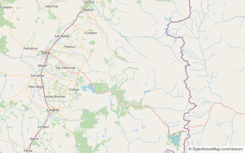 enladrillado altos de lircay national reserve location map
