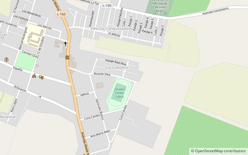 Villa Alegre location map