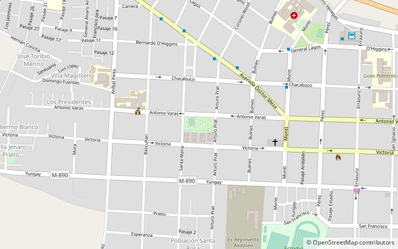 plaza arturo prat cauquenes location map