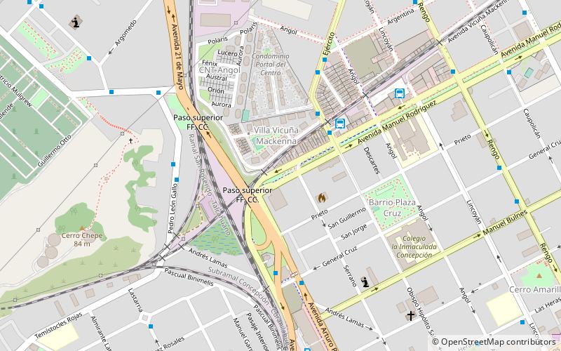 bandejon central manuel rodriguez concepcion location map