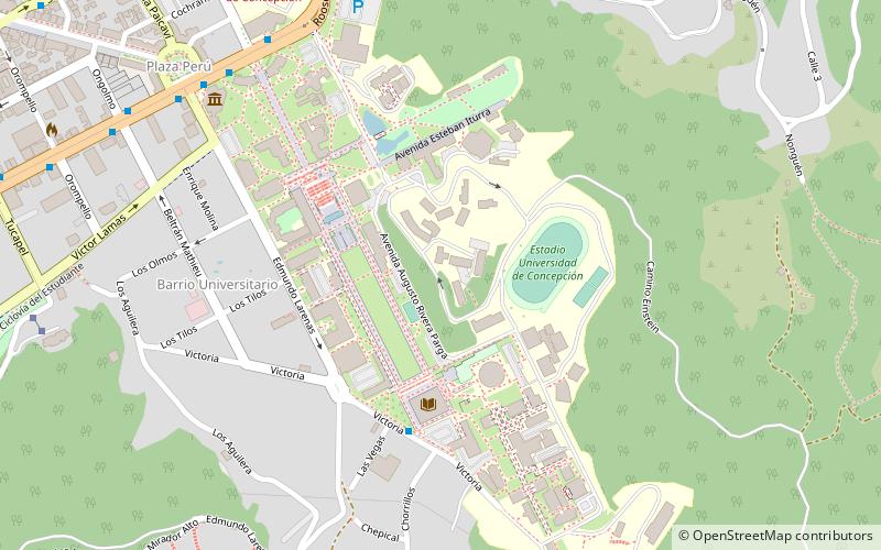 Universidad de Concepción location map