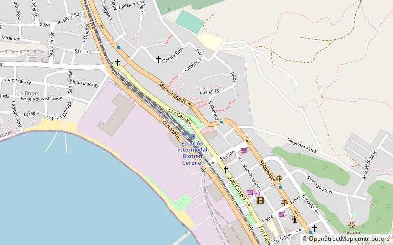plaza jorge rojas miranda coronel location map