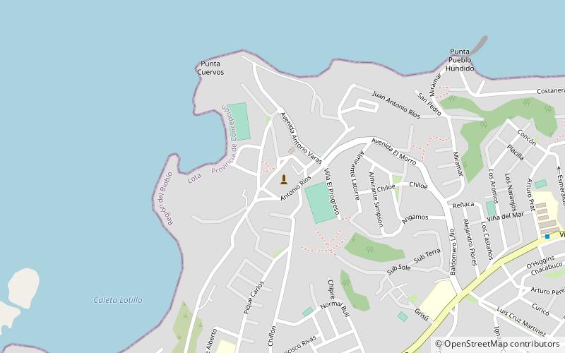 chiflon del diablo lota location map