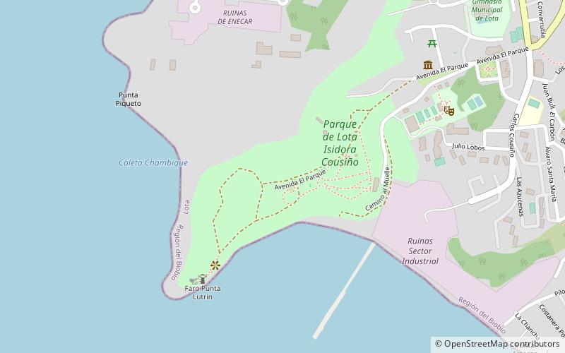 parque lota location map