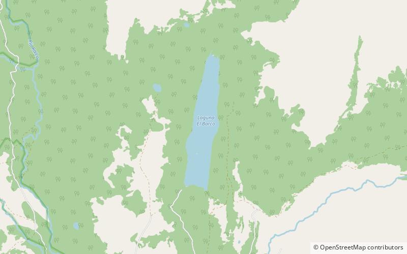 El Barco Lake location map