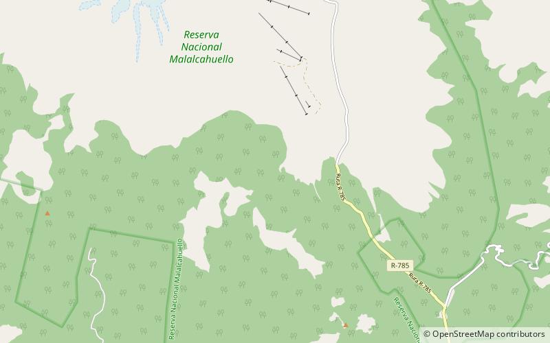 Malalcahuello-Nalcas location map