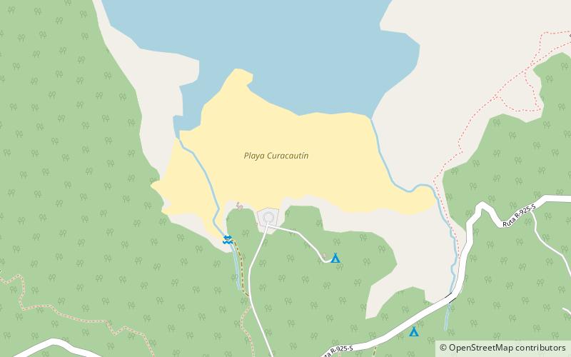 playa curacautin park narodowy conguillio location map