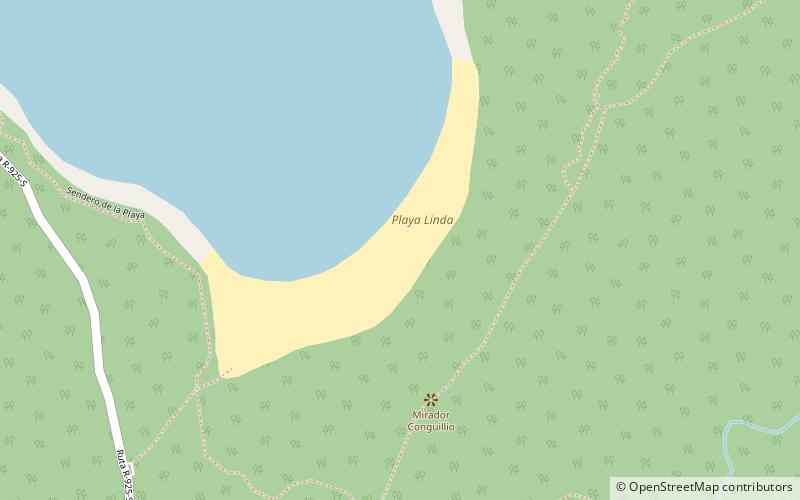 playa linda park narodowy conguillio location map